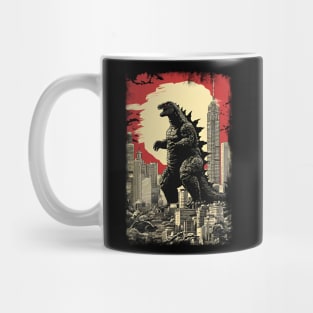 Giant Monster in the City Mug